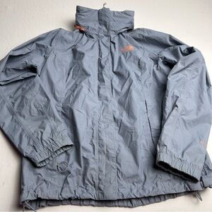 The North Face Light Gray Peach 🍑 Rainjacket